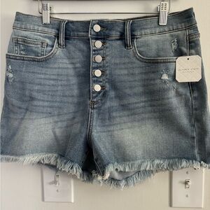 Altar'd State Women's Blue Denim Shorts
